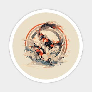 Japanese Koi Fish Magnet